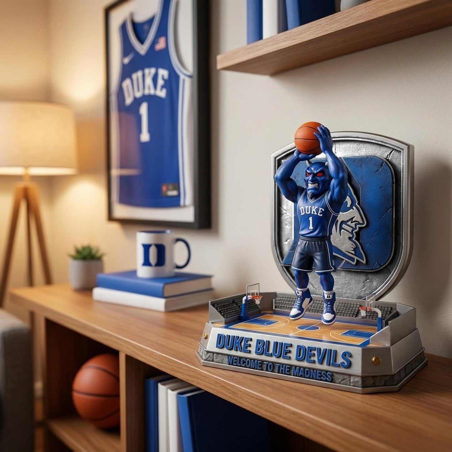 Basketball Blue Team - Acrylic Plaque Classic Fan Gift