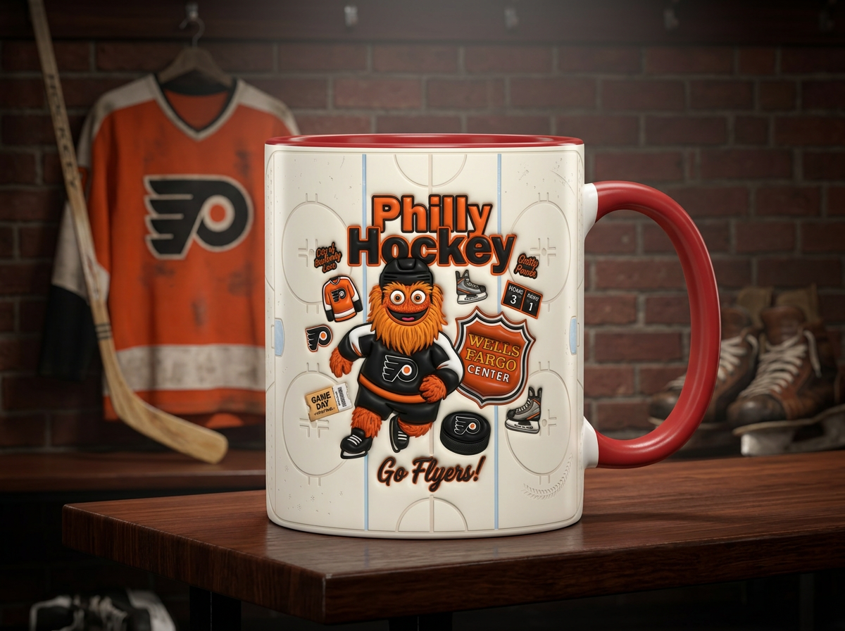 Ice Hockey Accent Mug Gift For Fans