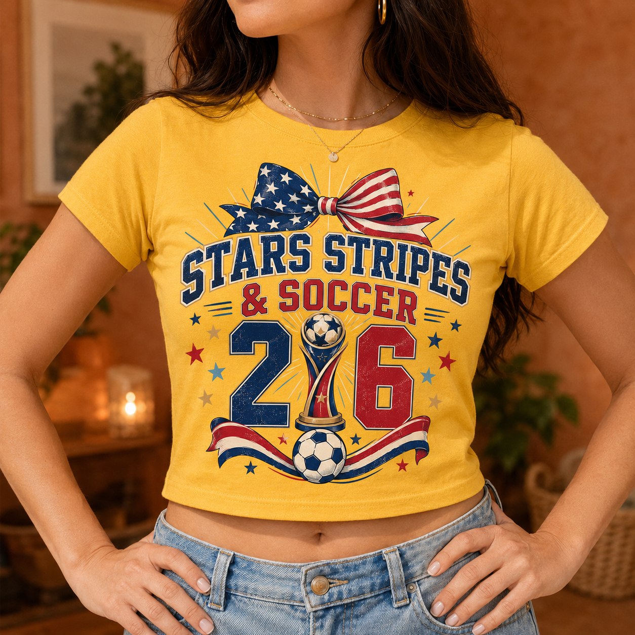 United States 2026 Soccer Comfort Colors Shirt, World Cup USA Canada Mexico Soccer Gift For Fan