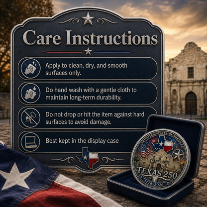Texas Proud 250th Anniversary Silver Coin – America 1776–2026 Patriotic Gift for Texans