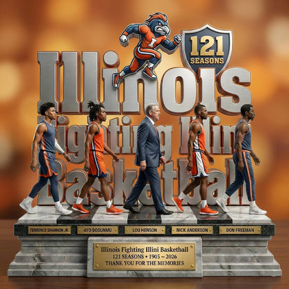 Illinois Basketball - Acrylic Plaque Classic Fan Gift
