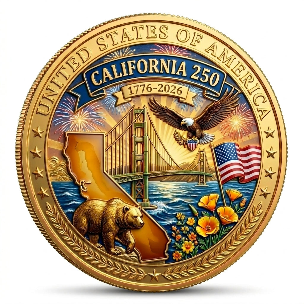 United States 250th Anniversary Coin - California