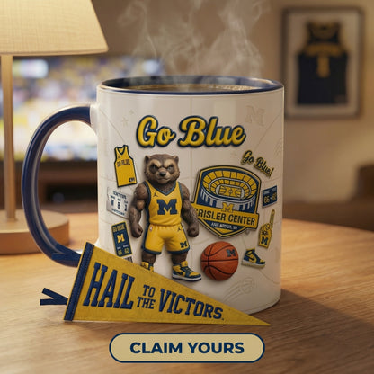Go Blue 2 - Accent Mug Gift For Fans - MIWO0331
