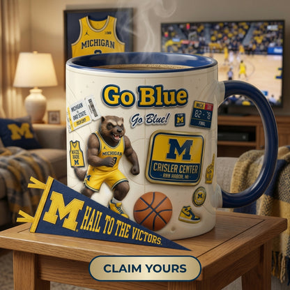 Go Blue - Accent Mug Gift For Fans - MIWO0331