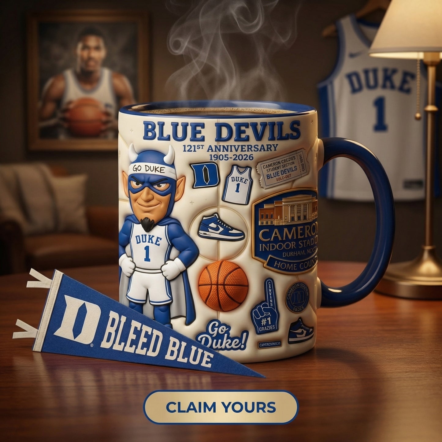 True Blue - Accent Mug Gift For Fans - DUDE0401
