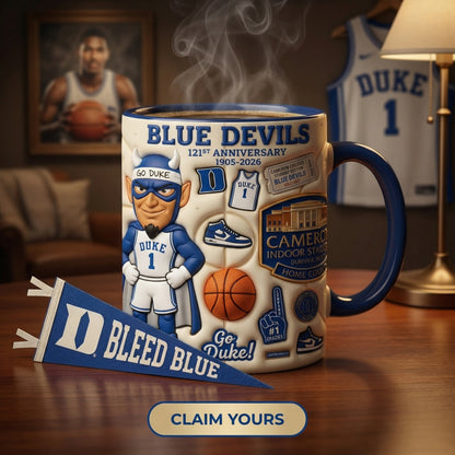 True Blue - Accent Mug Gift For Fans - DUDE0401