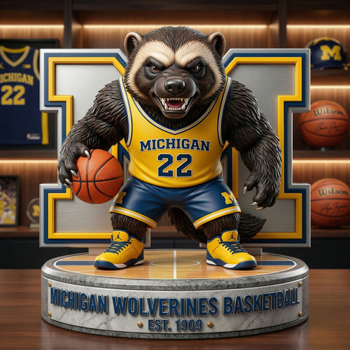 Michigan Basketball II - Acrylic Plaque Classic Fan Gift