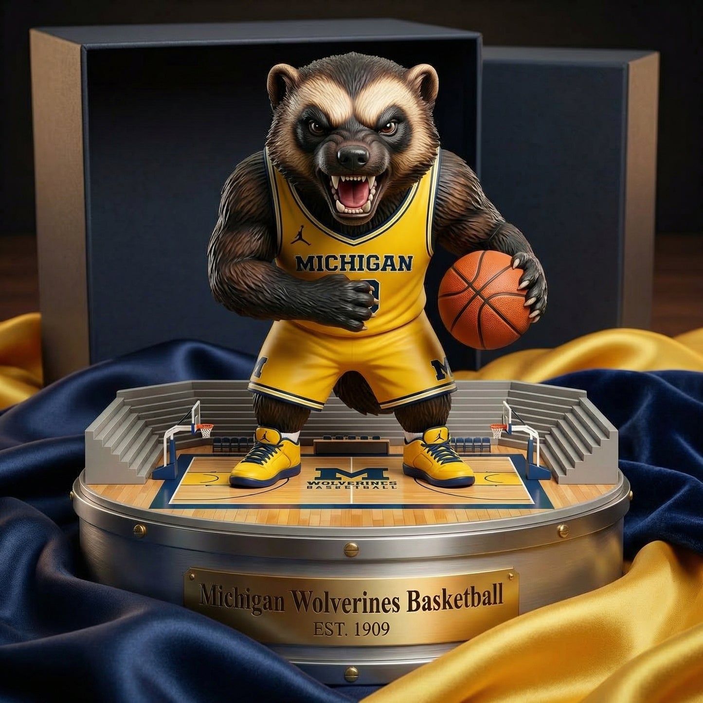 Michigan Basketball III - Acrylic Plaque Classic Fan Gift