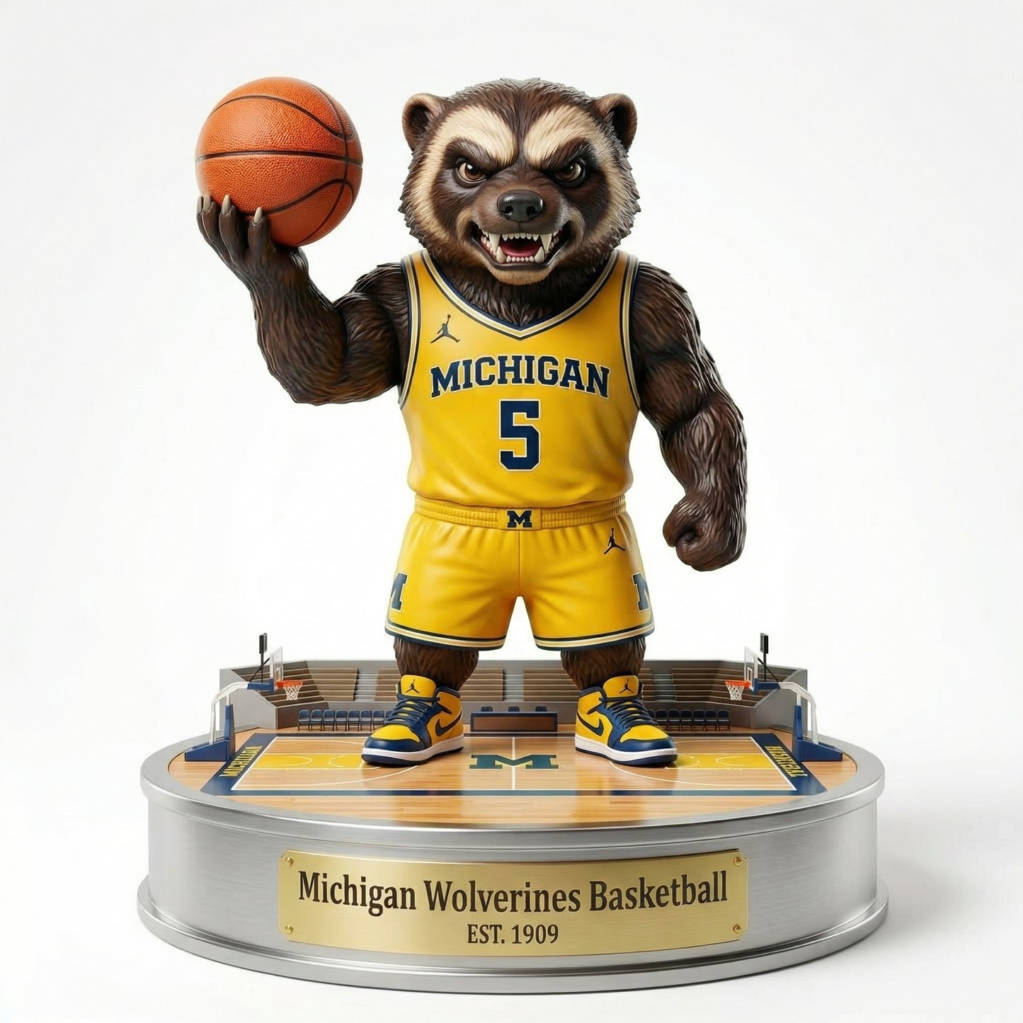 Michigan Basketball IV - Acrylic Plaque Classic Fan Gift