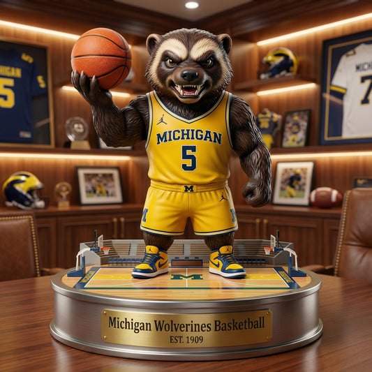 Michigan Basketball IV - Acrylic Plaque Classic Fan Gift