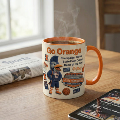 Go Orange - Accent Mug Gift For Fans - ILFI0331