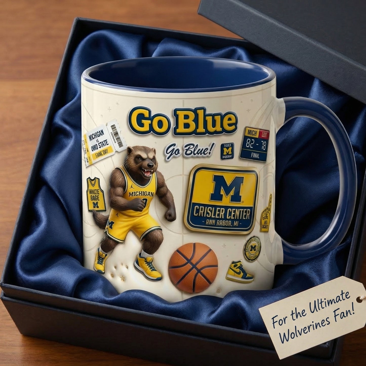 Go Blue - Accent Mug Gift For Fans - MIWO0331