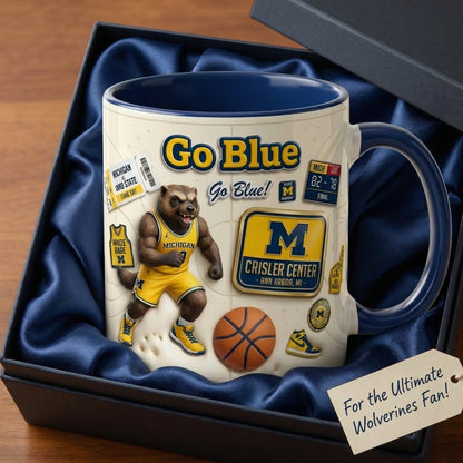 Go Blue - Accent Mug Gift For Fans - MIWO0331