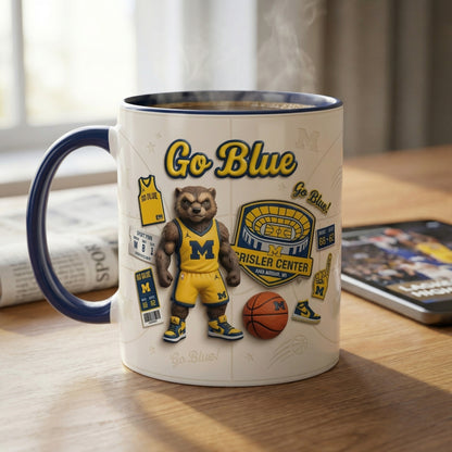 Go Blue 2 - Accent Mug Gift For Fans - MIWO0331