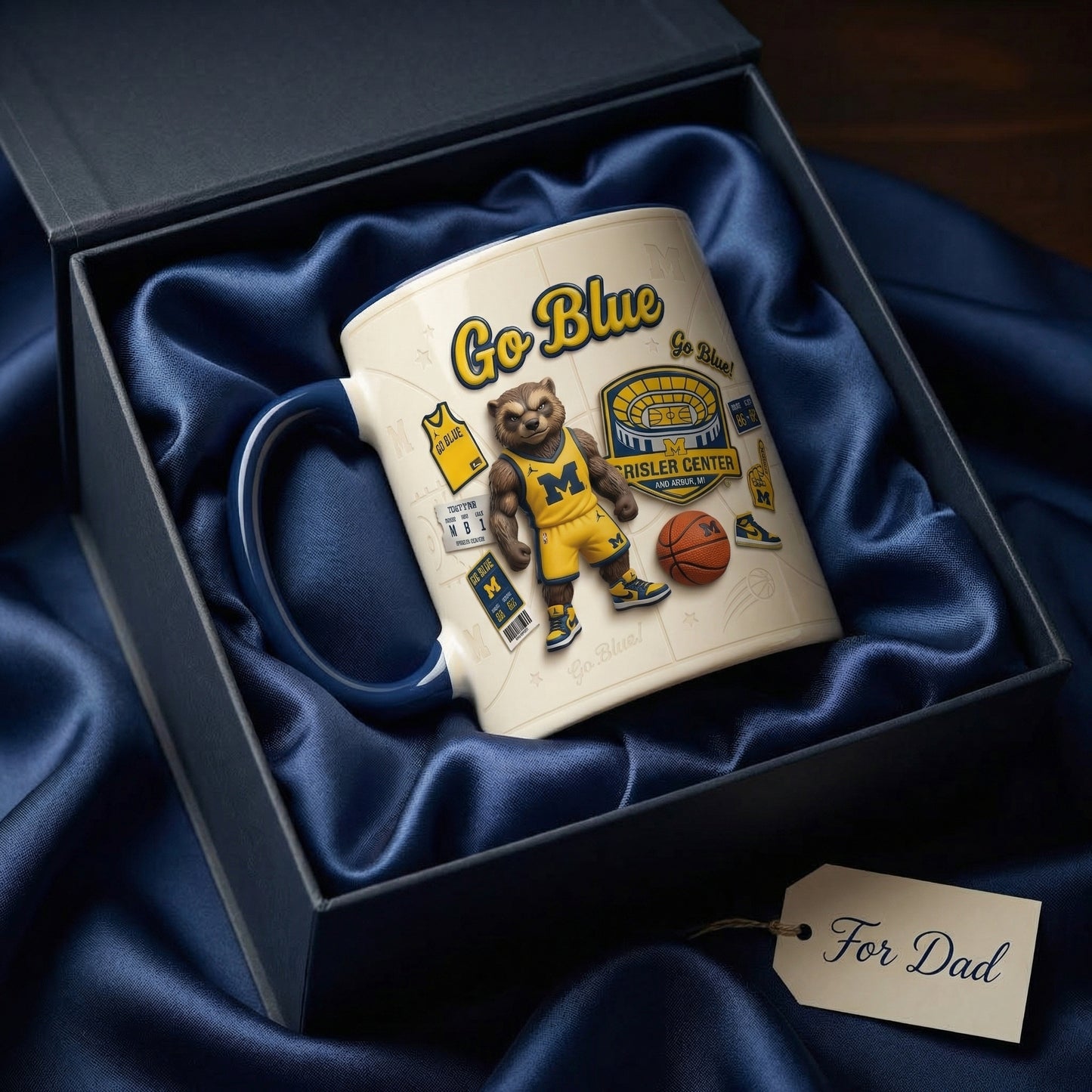 Go Blue 2 - Accent Mug Gift For Fans - MIWO0331