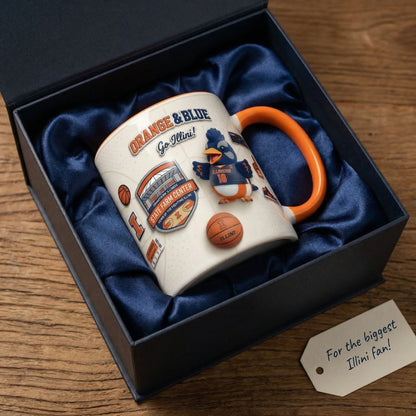 Orange and Blue - Accent Mug Gift For Fans - ILFI0331
