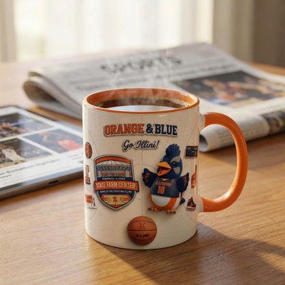 Orange and Blue - Accent Mug Gift For Fans - ILFI0331