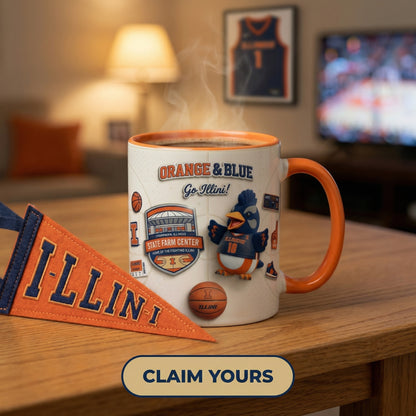 Orange and Blue - Accent Mug Gift For Fans - ILFI0331