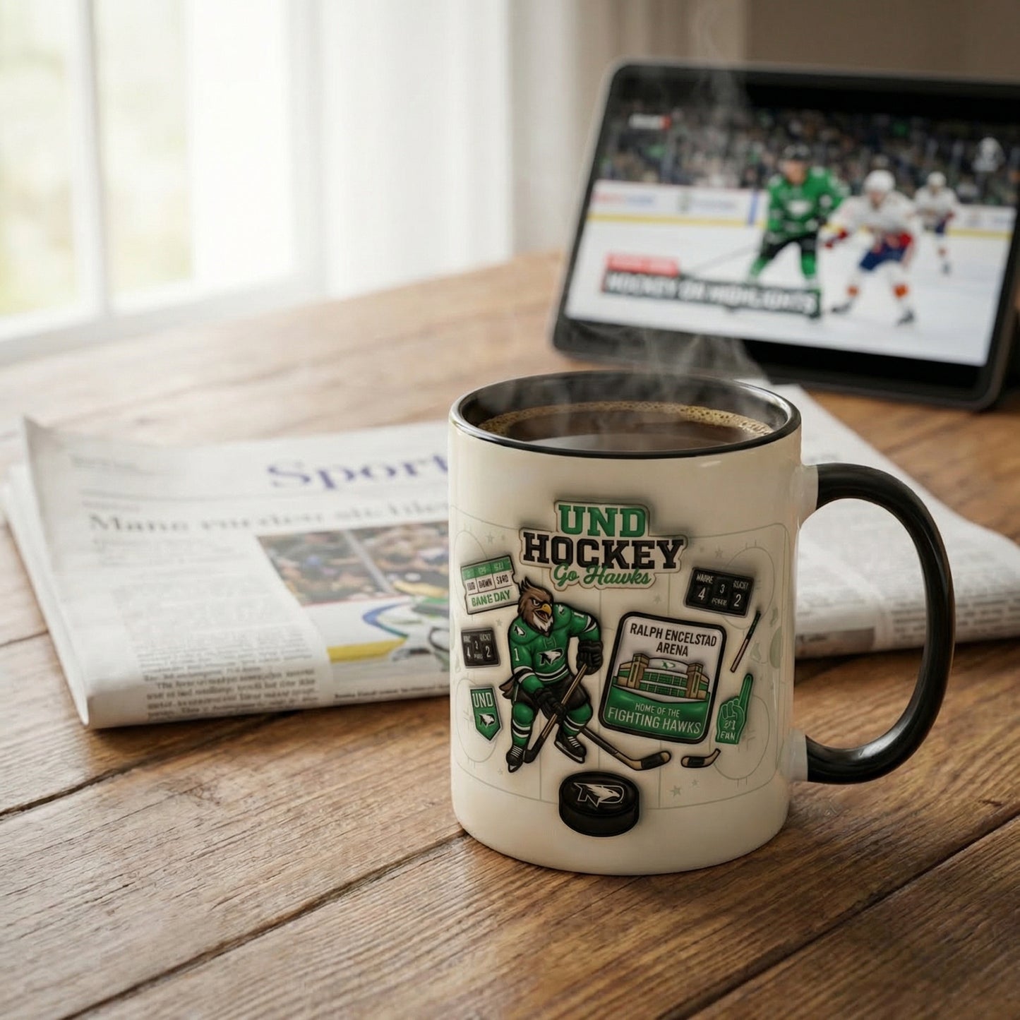 Go Hawks - Accent Mug Gift For Fans - NOHA0331
