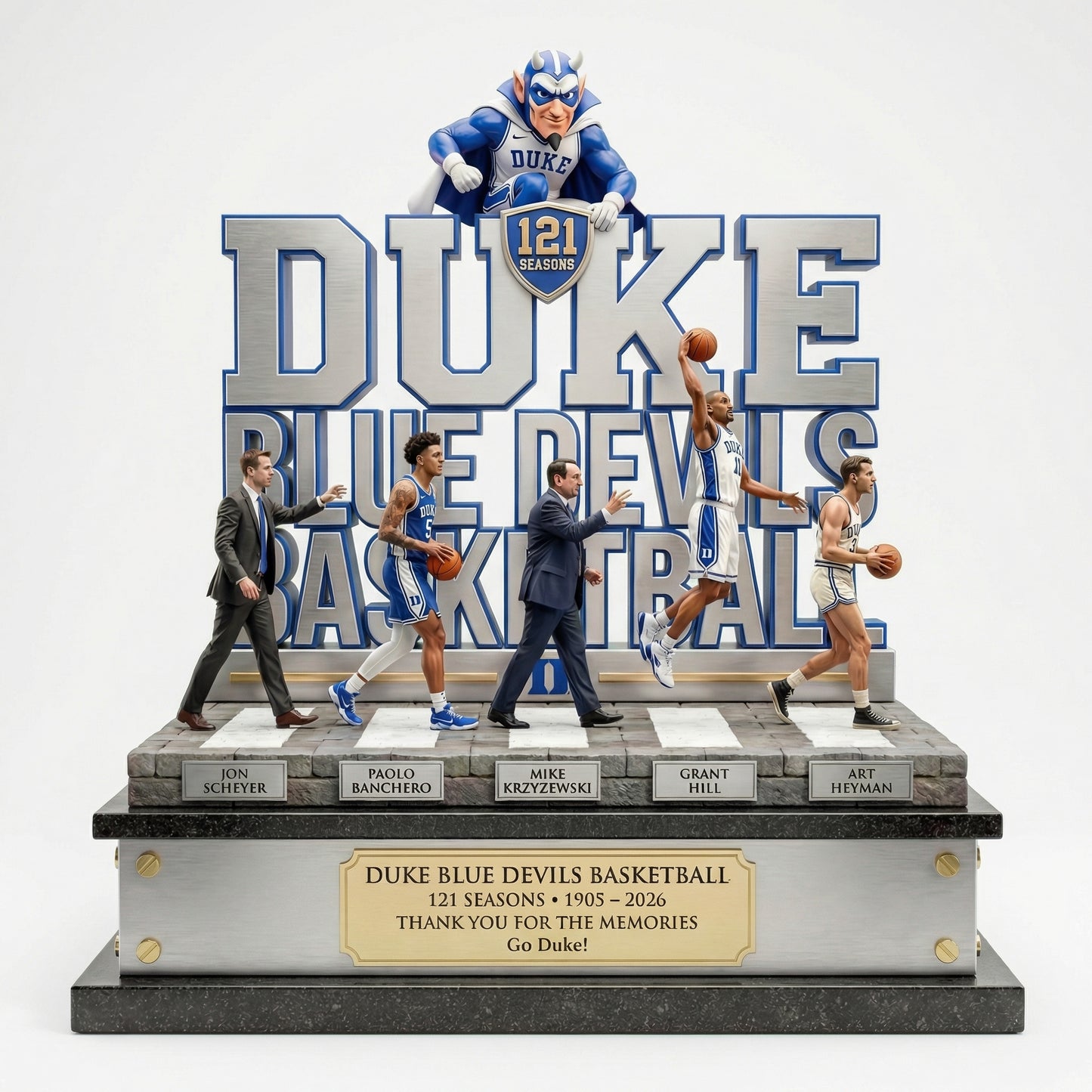Blue Devils The Memories - Acrylic Plaque Classic Fan Gift - DUDE0401