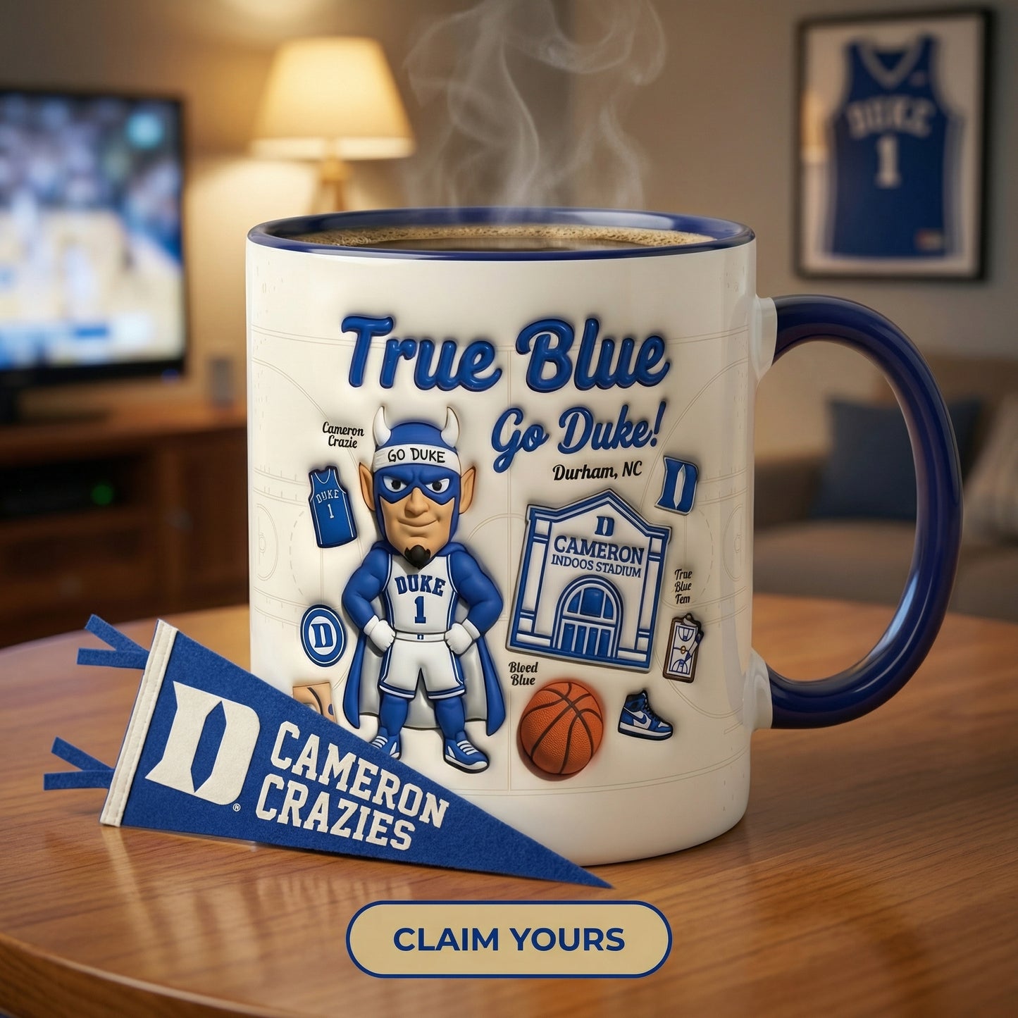 True Blue 2 - Accent Mug Gift For Fans - DUDE0401