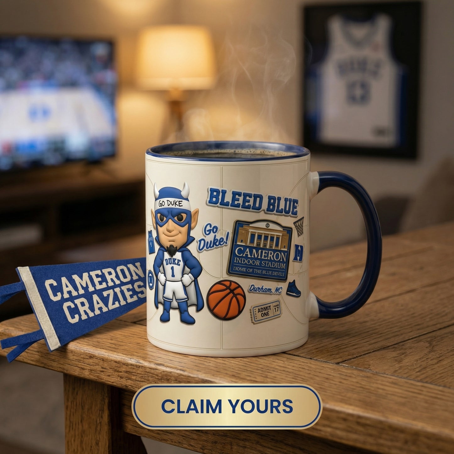 Bleed Blue - Accent Mug Gift For Fans - DUDE0401
