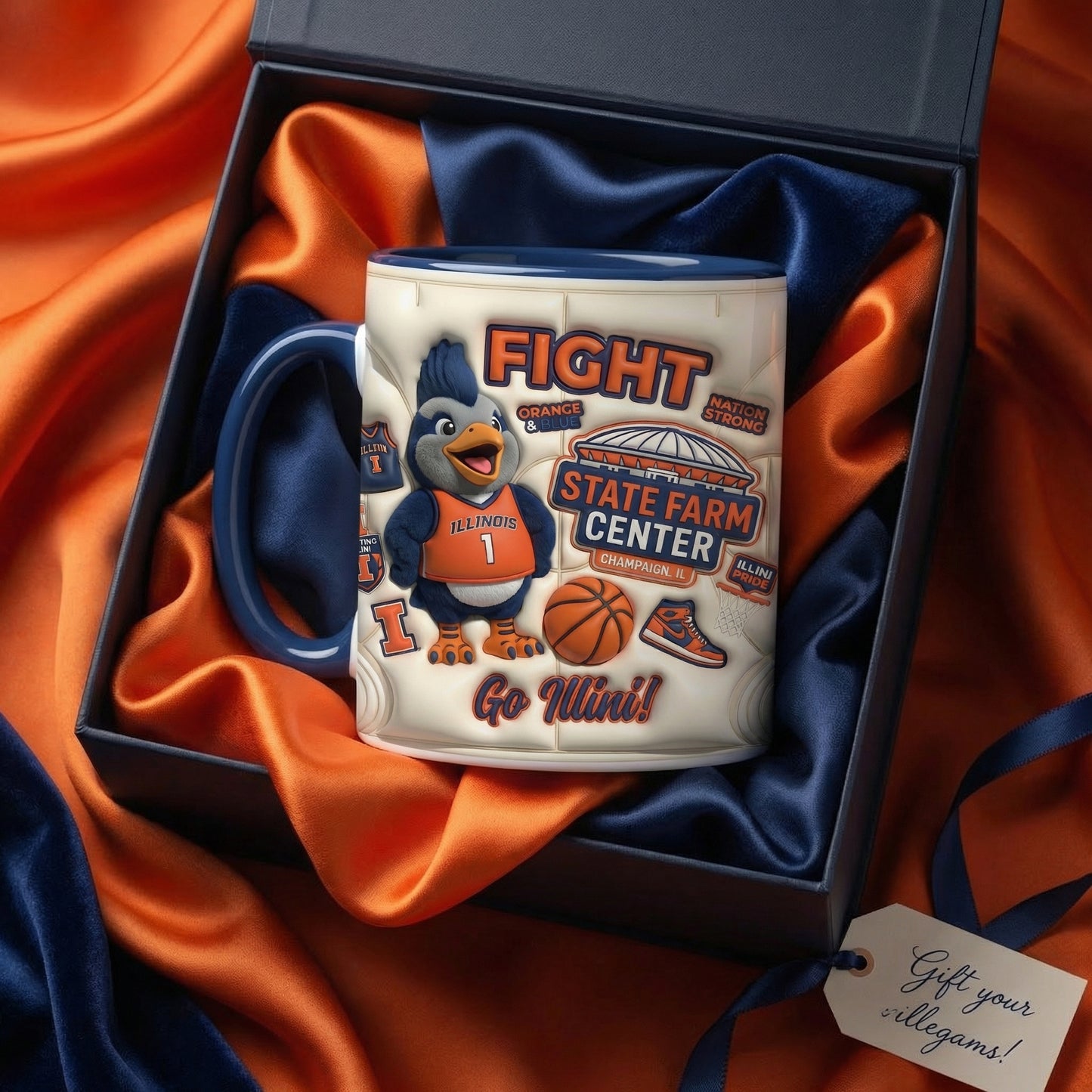 Orange & Blue - Accent Mug Gift For Fans - ILFI0401-01