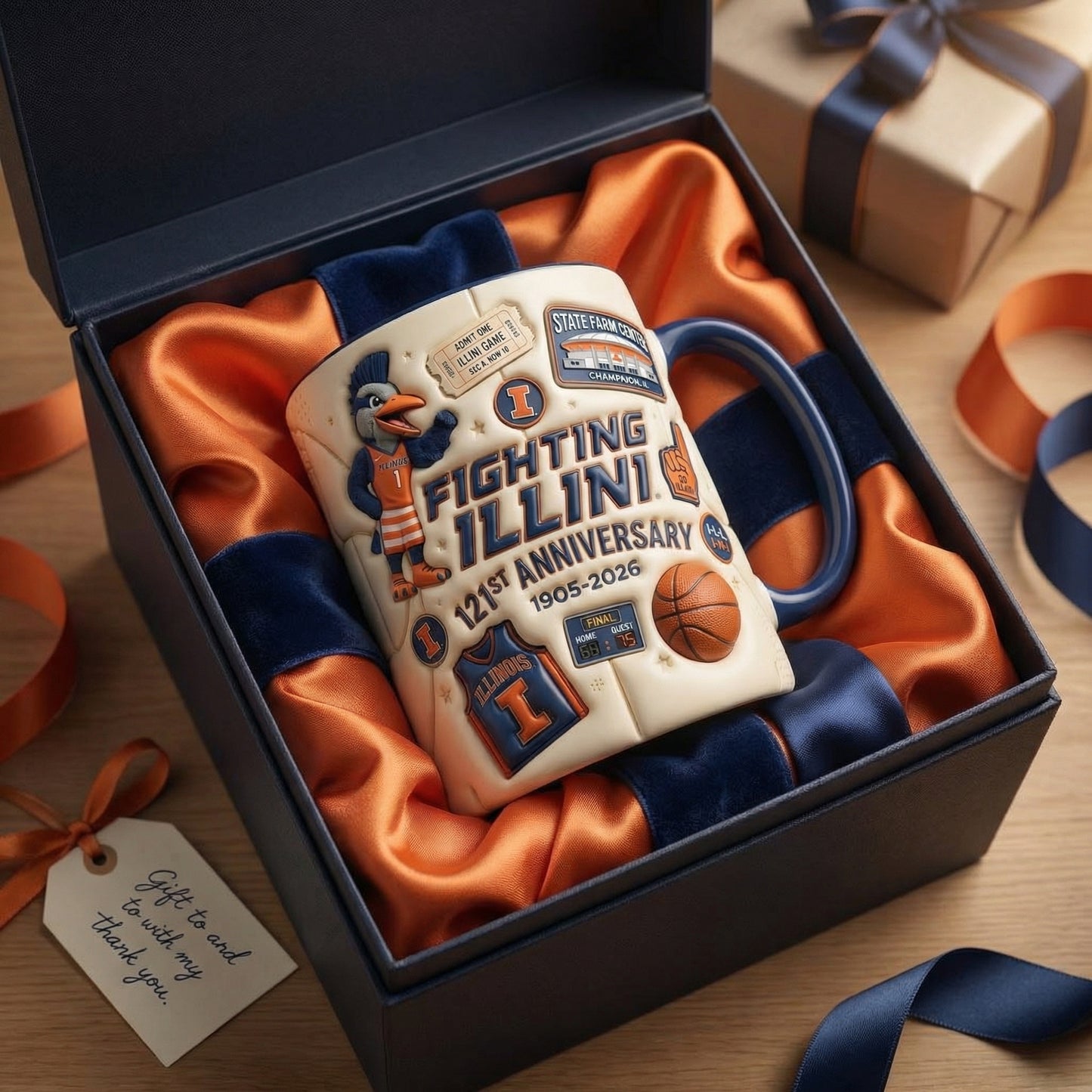 Orange & Blue - Accent Mug Gift For Fans - ILFI0401-02