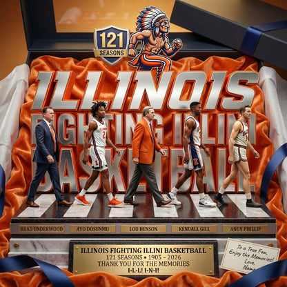 Illinois 121 Seasons - Acrylic Plaque Classic Fan Gift - ILFI0401-03