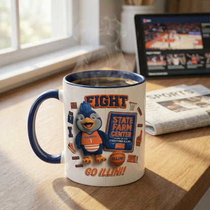 Orange & Blue - Accent Mug Gift For Fans - ILFI0401-05