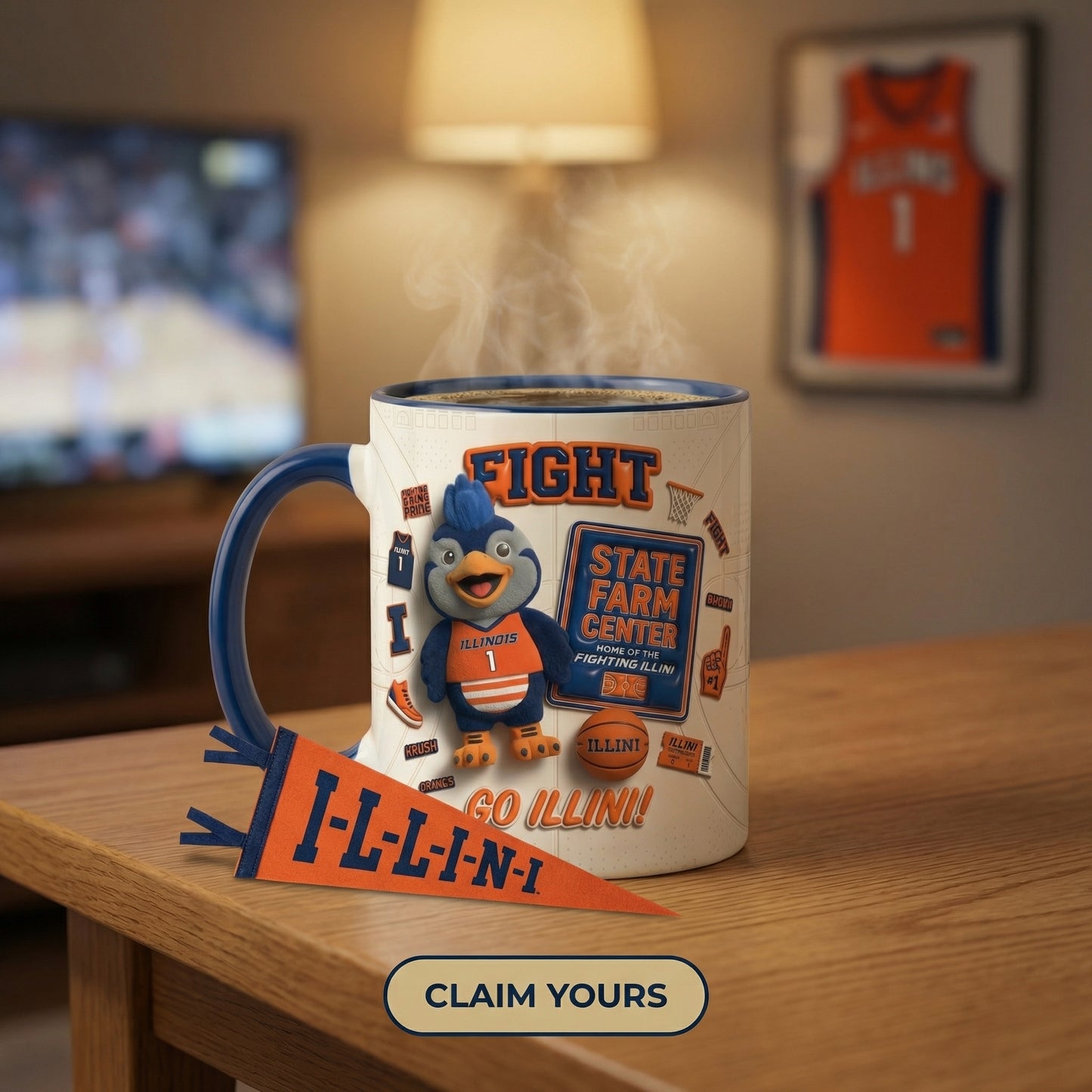 Orange & Blue - Accent Mug Gift For Fans - ILFI0401-05