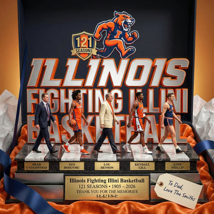 Illinois 121 Seasons - Acrylic Plaque Classic Fan Gift - ILFI0401-06