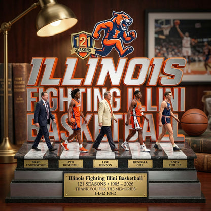 Illinois 121 Seasons - Acrylic Plaque Classic Fan Gift - ILFI0401-06