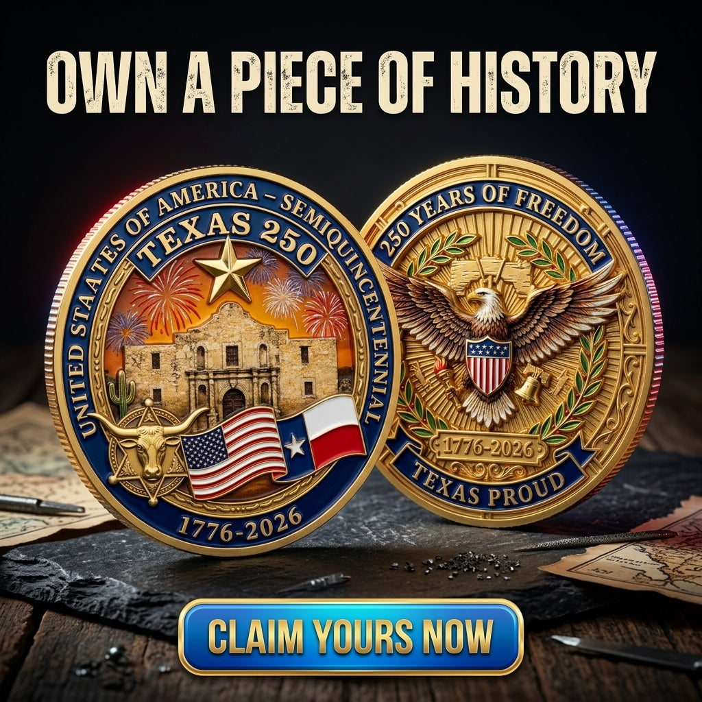 United States Anniversary Coin - Texas,1776-2026, Patriotic Gift