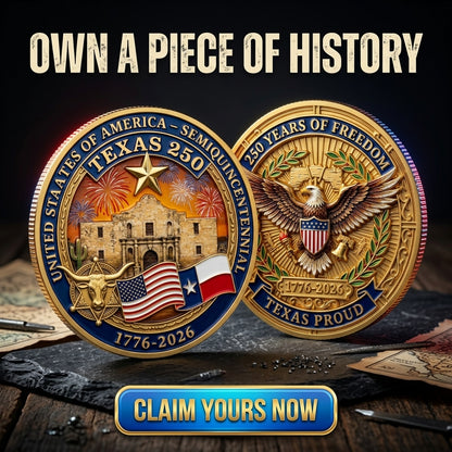 United States Anniversary Coin - Texas,1776-2026, Patriotic Gift