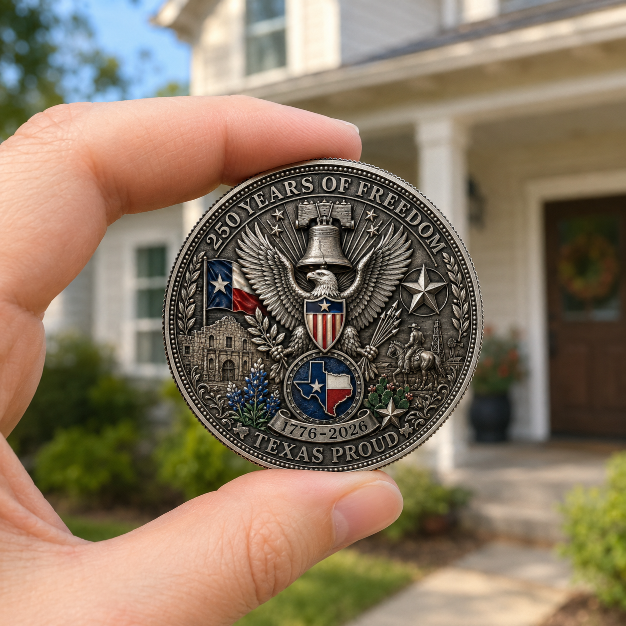United States Anniversary Coin-Texas,1776-2026, Patriotic Gift