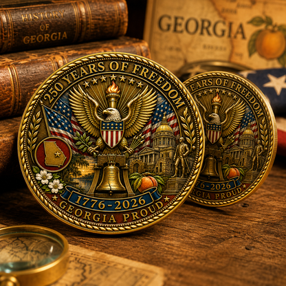 United States 250th Anniversary Coin-Georgia