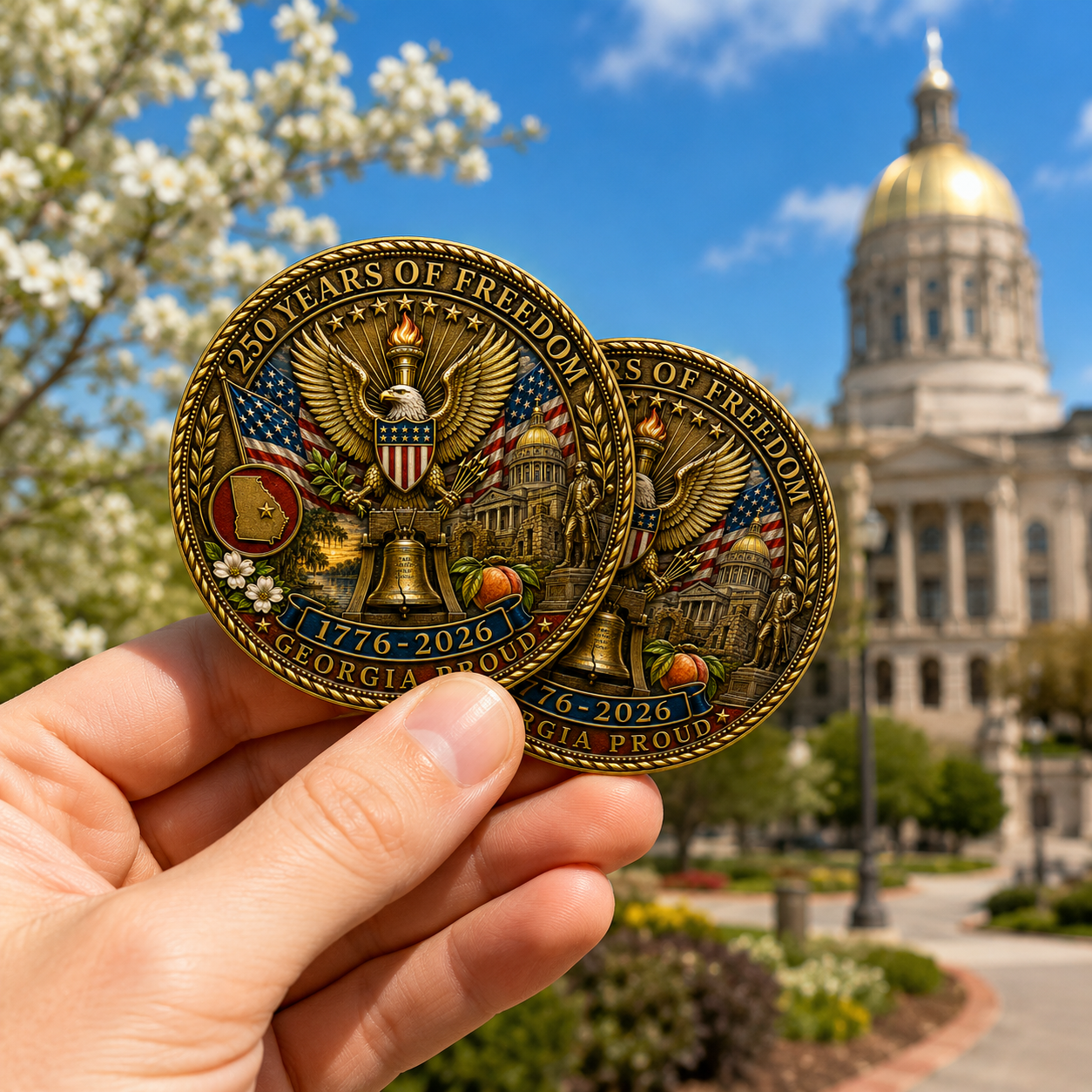 United States 250th Anniversary Coin-Georgia