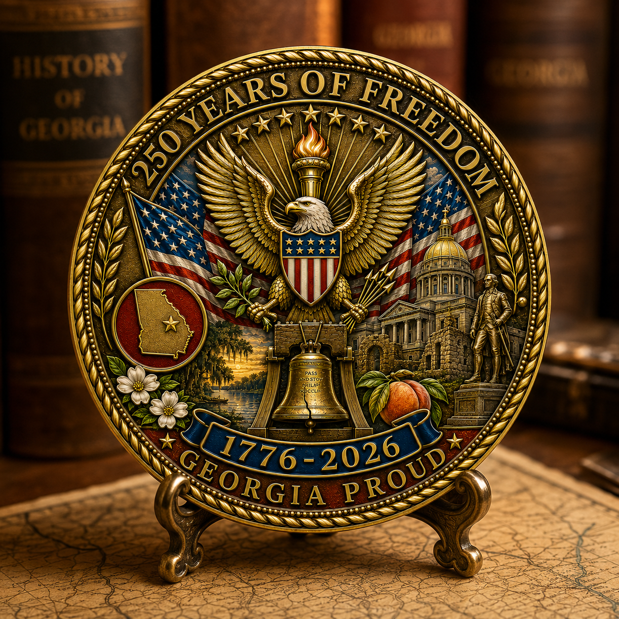 United States 250th Anniversary Coin-Georgia