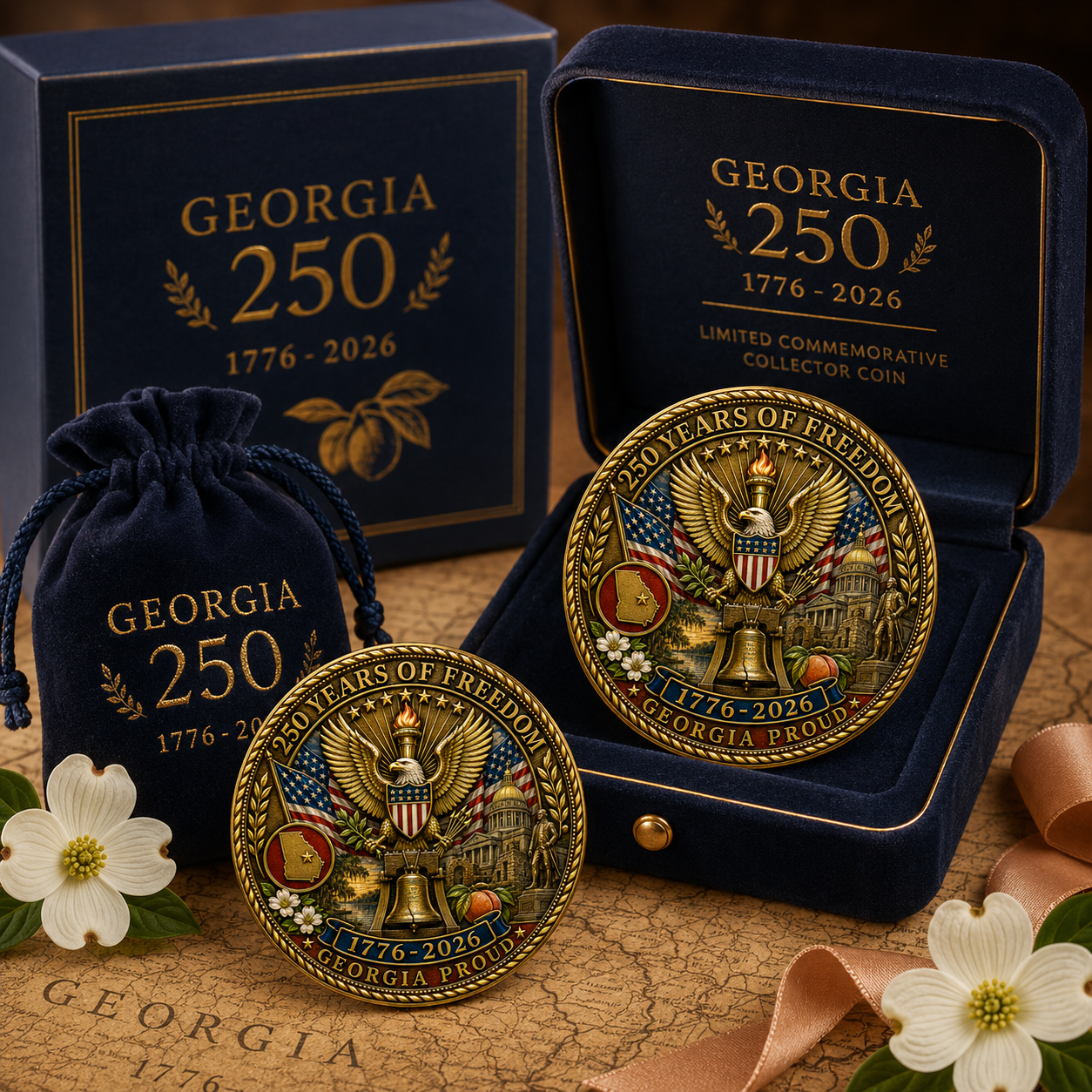 United States 250th Anniversary Coin-Georgia