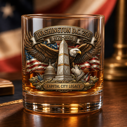 United States 250th Anniversary Whiskey Glass