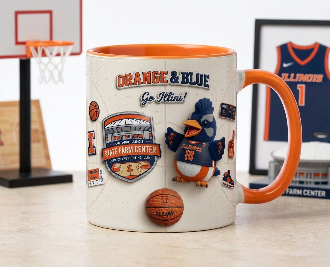 Orange and Blue - Accent Mug Gift For Fans - ILFI0331