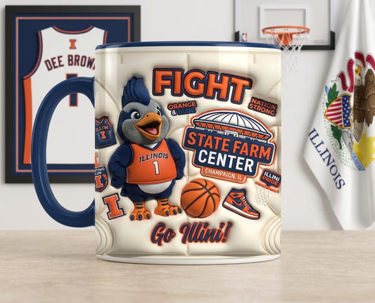 Orange & Blue - Accent Mug Gift For Fans - ILFI0401-01