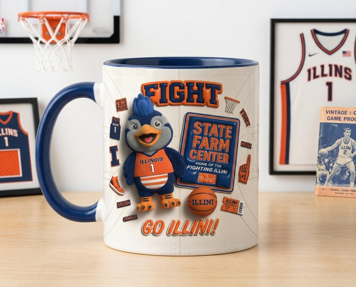 Orange & Blue - Accent Mug Gift For Fans - ILFI0401-05