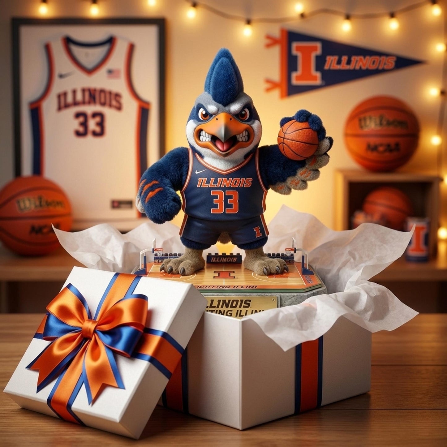 Illinois Basketball II - Acrylic Plaque Classic Fan Gift