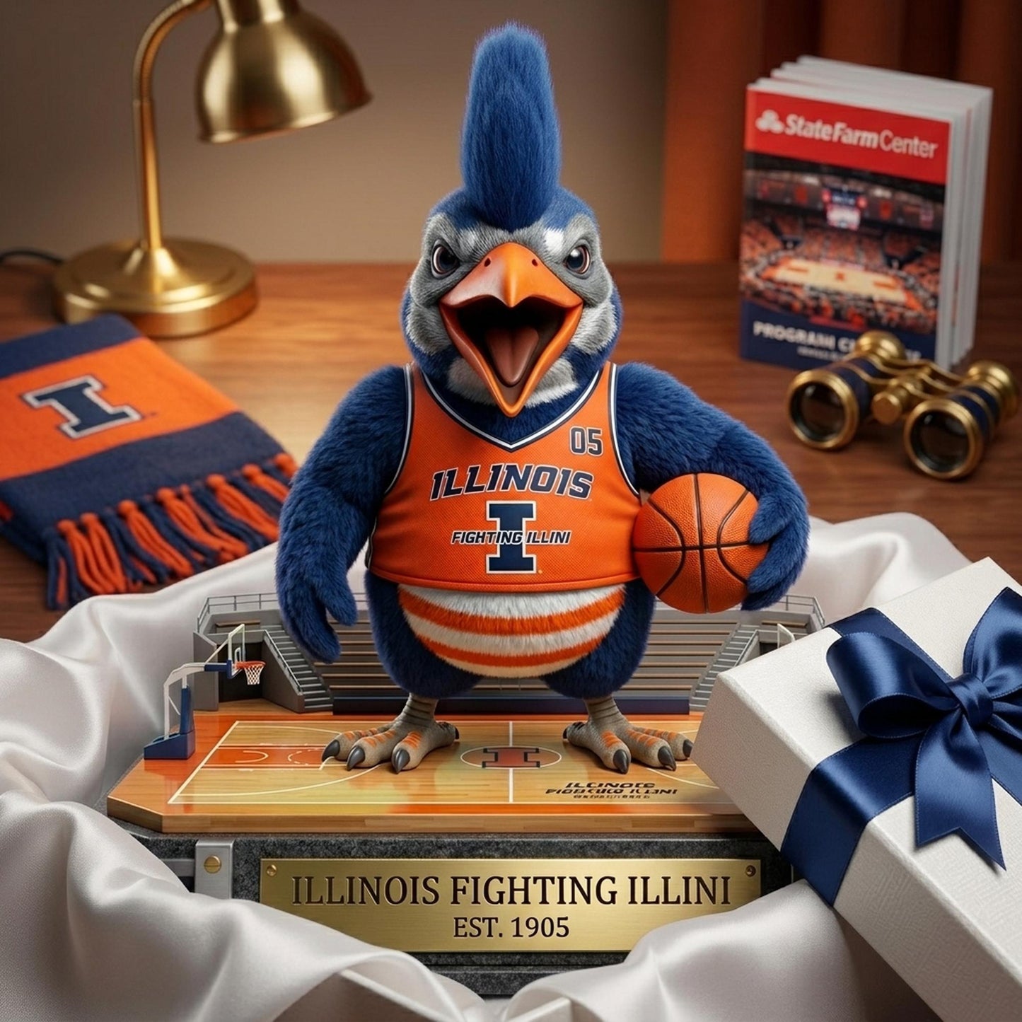 Illinois Basketball I - Acrylic Plaque Classic Fan Gift