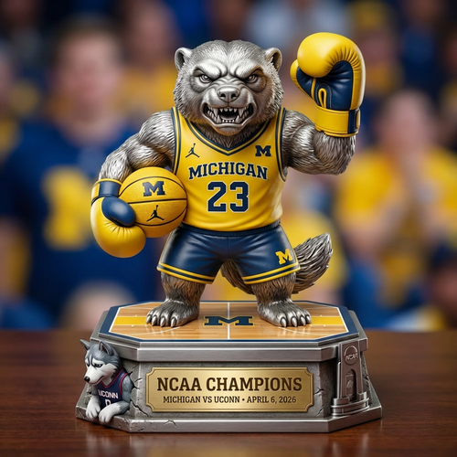 Go Blue - Acrylic Plaque Classic Fan Gift