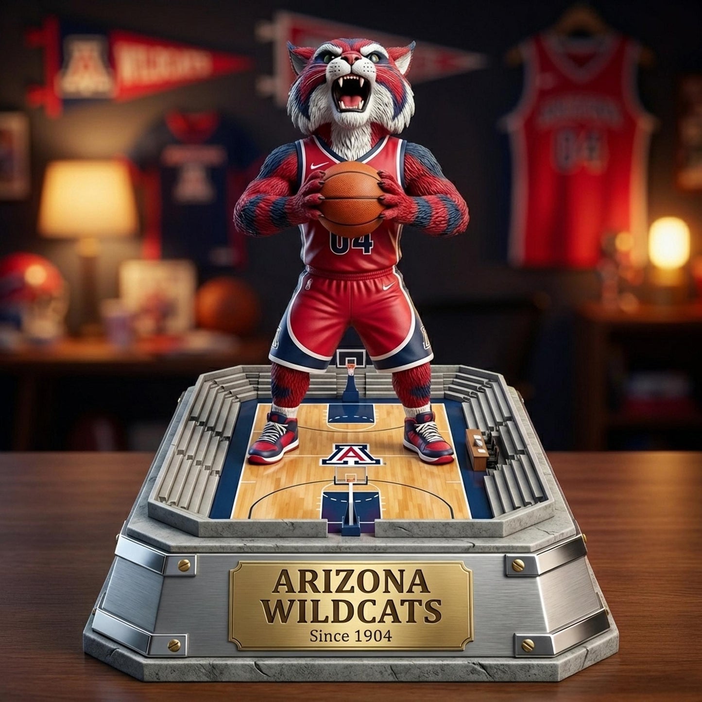 Desert Basketball Pride - Acrylic Plaque Classic Fan Gift