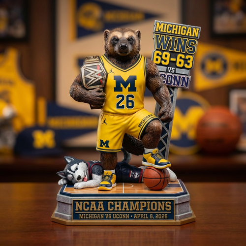 Go Blue - Acrylic Plaque Classic Fan Gift