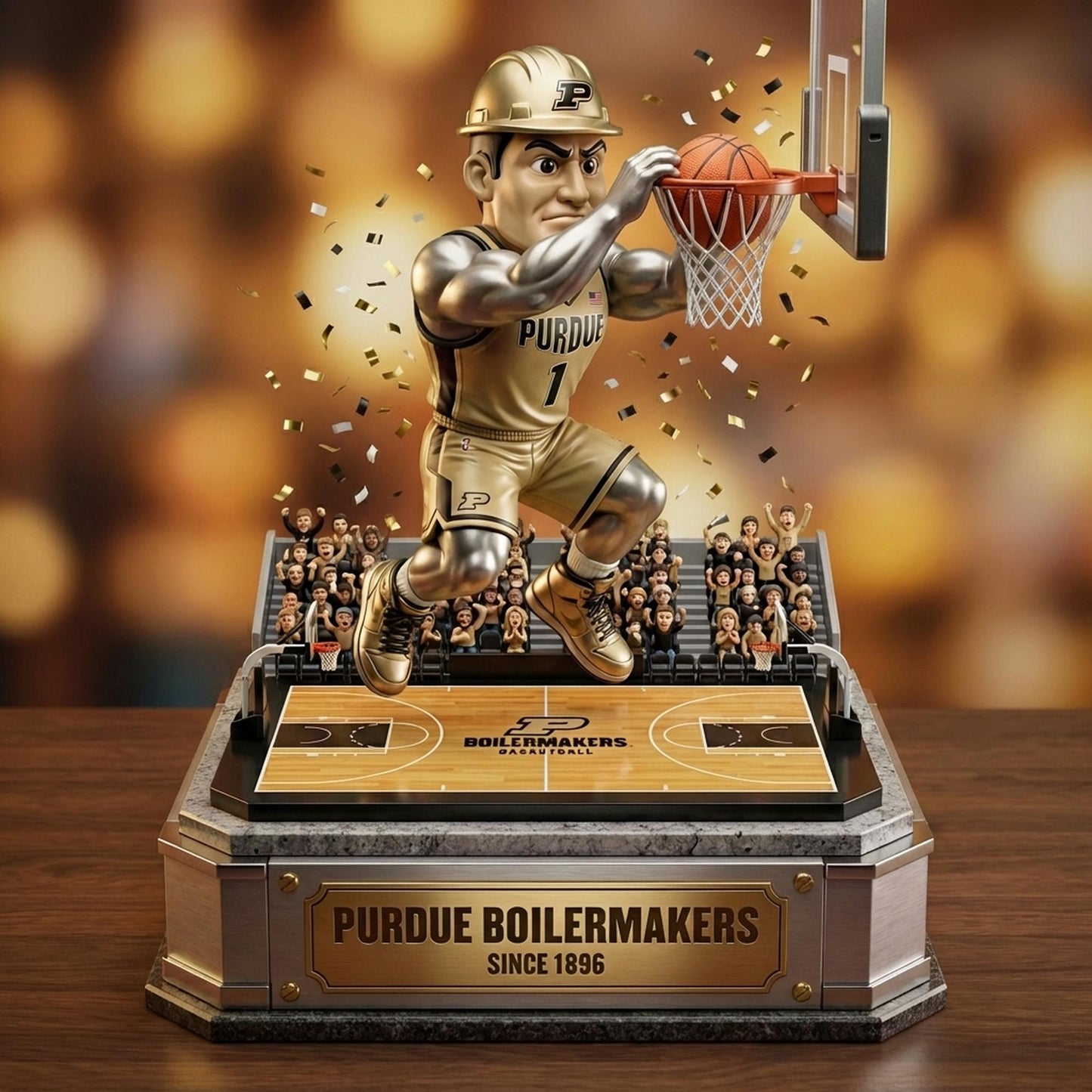 Boilers Basketball Team - Acrylic Plaque Classic Fan Gift